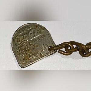 Vintage Coca-Cola Keychain 1915 Coca Cola Token - Trans Pan Exposition